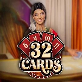 32 Cards casino game by Ezugi – featured logo at Lucky Ones Casino