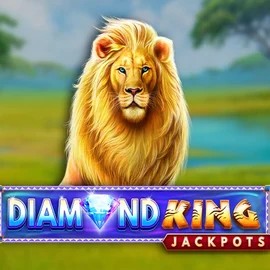 Diamond King Jackpots logo by SpinPlay Games at Lucky Ones Casino