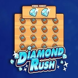 Logo of Diamond Rush from Hacksaw Gaming at Lucky Ones Casino