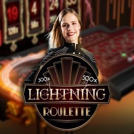 Lightning Roulette slot visual from Evolution available on luckyonescasinoo.at