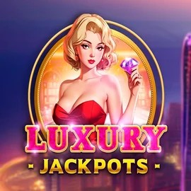 Luxury Jackpots slot logo by Triple Cherry at Lucky Ones Casino