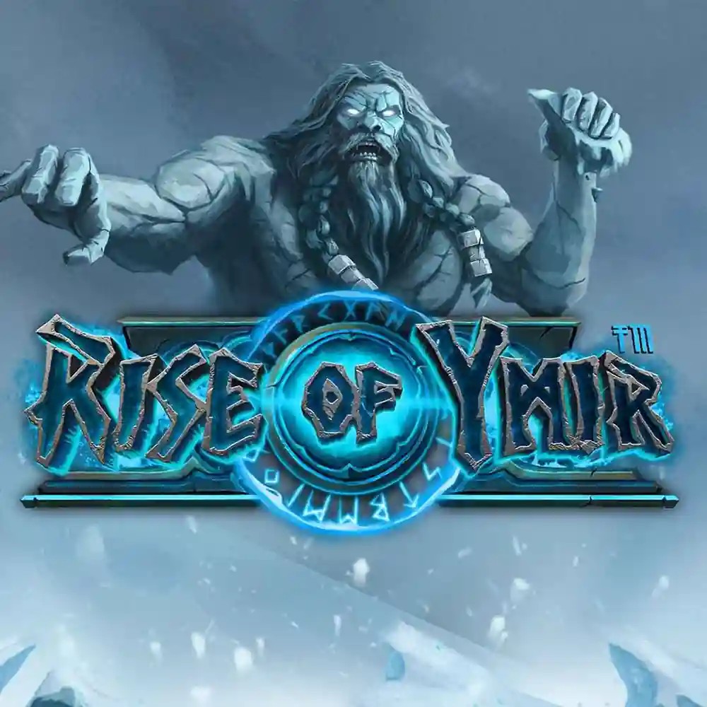 Rise of Ymir slot logo by Hacksaw Gaming at Lucky Ones CasinoRise of Ymir
