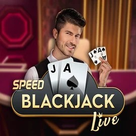 Official Live Casino logo: Speed Blackjack by Pragmatic Play at Lucky Ones Casino