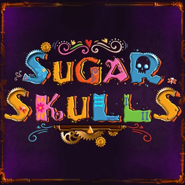 Enjoy Sugar Skulls by Booming Games – logo hosted on luckyonescasinoo.at